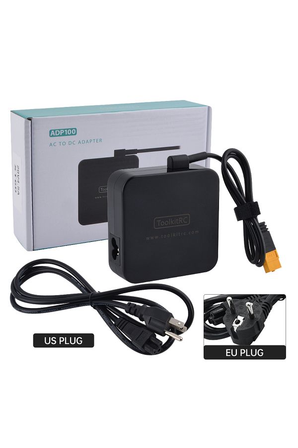 Choice-Eu Plug Adp100w Toolkitrc Adp100 100w 20v Power Supply Xt60 Output Adapter For M6d M7 M6 M4q M6dac I 1