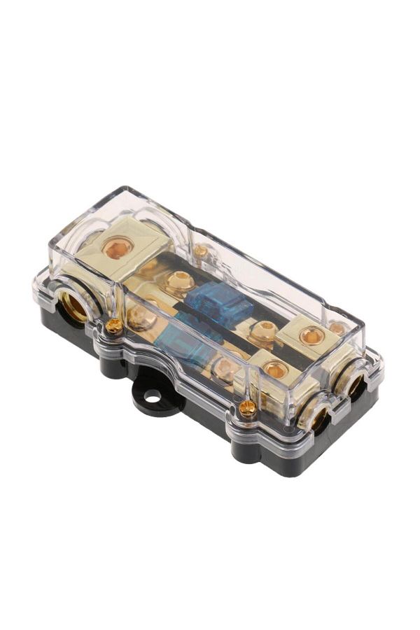 Choice-Car Audio Fuse Holder Distribution Block 3 In 2 Out Circuit Protector Fused Distribution Block fo... 1