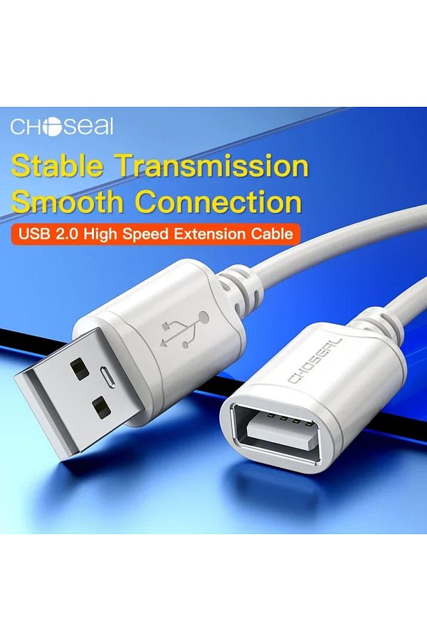 Choice-CHOSEAL USB 2.0 Extension Cable AM/AF For TV Laptop PC Keyboard High Speed USB Data Cable 1