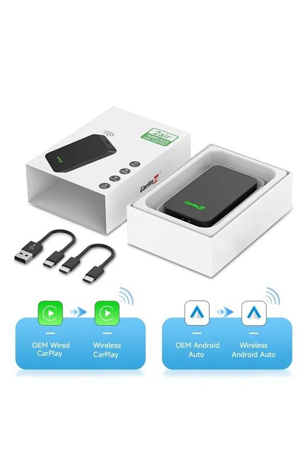 Choice-Official Warranty Carlinkit 5.0 Carlinkit 5.0 Wireless Carplay Android Auto Adapter 3 In 1 Wireless 1
