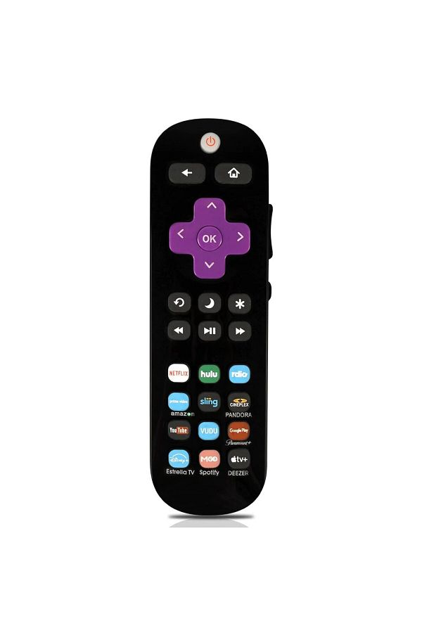 Choice-Black Rc290 Remote Control For Roku Tv, Stb & Tv 2-in-1, With 12 Channels, For Onn, Tcl, Insignia, H 1
