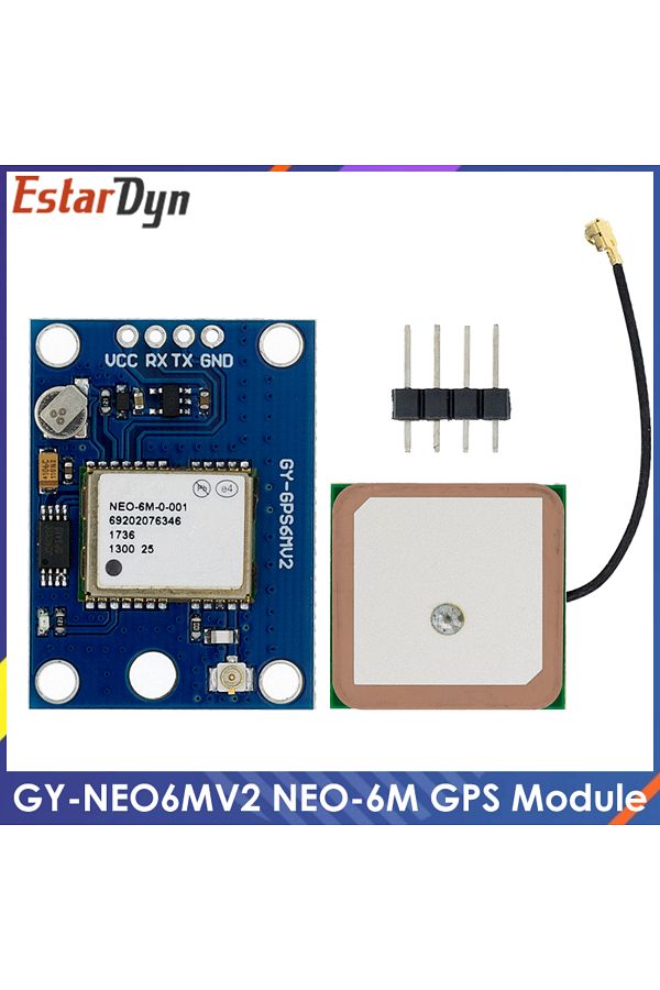 Estardyn-Gy-neo6mv2 New Neo-6m Gps Module Neo6mv2 With Flight Control Eeprom Mwc Apm2.5 Large Antenna For ... 1