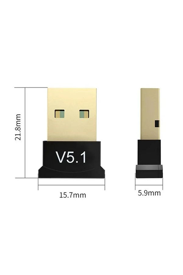 ZONGJI-Black Mini Usb Bluetooth 5.1 Dongle Adapter For Pc Laptop Mouse Keyboard Tablet Phone Printer Game S 1