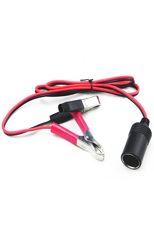 EAFC-12V Car Battery Terminal Clip-On Cigarette Lighter Clamp Power Socket Adapter Plug Boat Auto Powe... 1