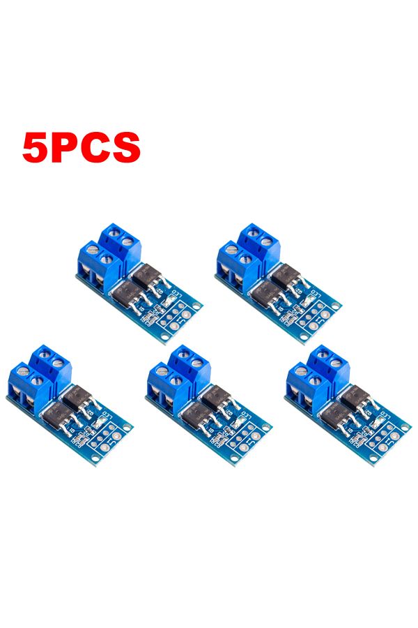Shunmaii-5 Pcs 15a 400w Mosfet Trigger Switch Drive Module Pwm Regulator Control Panel Dc 5v-36v Electronic S 1