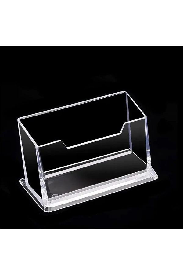 Choice-One Grids G1537a Single Layer Transparent Desktop Business Card Display Stand Box Special Office Bus 1