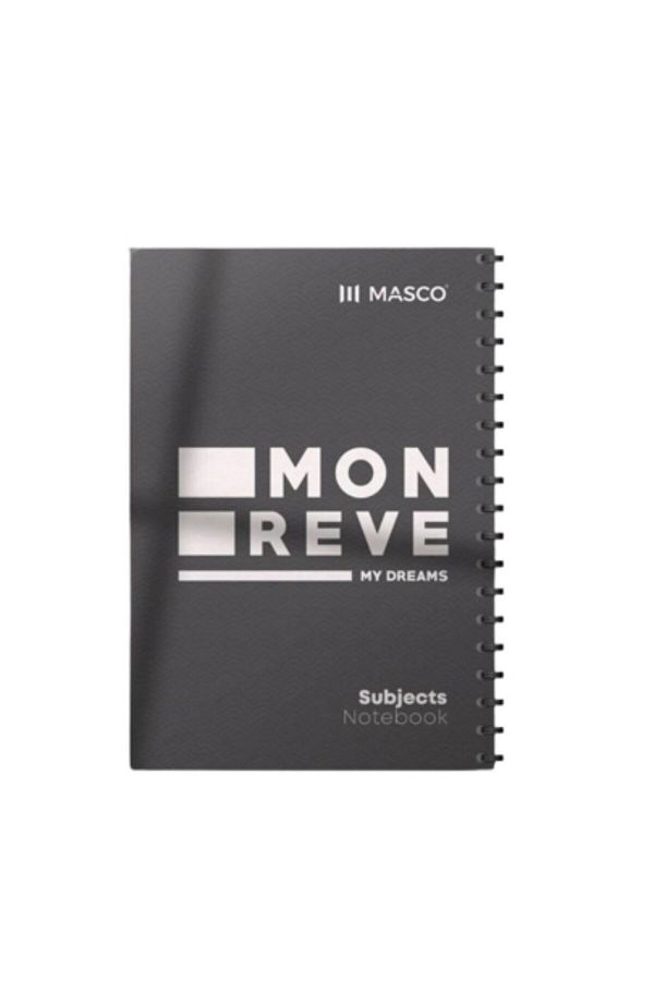 MASCO-B5 Size 200 Page Spiral Single line Notebook Suitable for 5 Subjects, Assorted 1