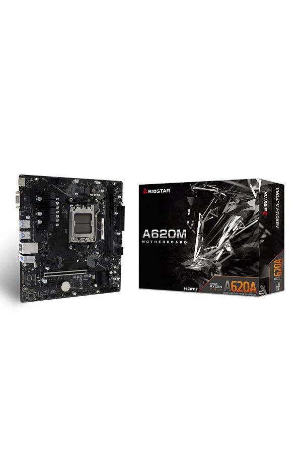 Biostar-A620Mh Aurora Ddr5 5600Mhz Am5 Micro Atx Motherboard 1