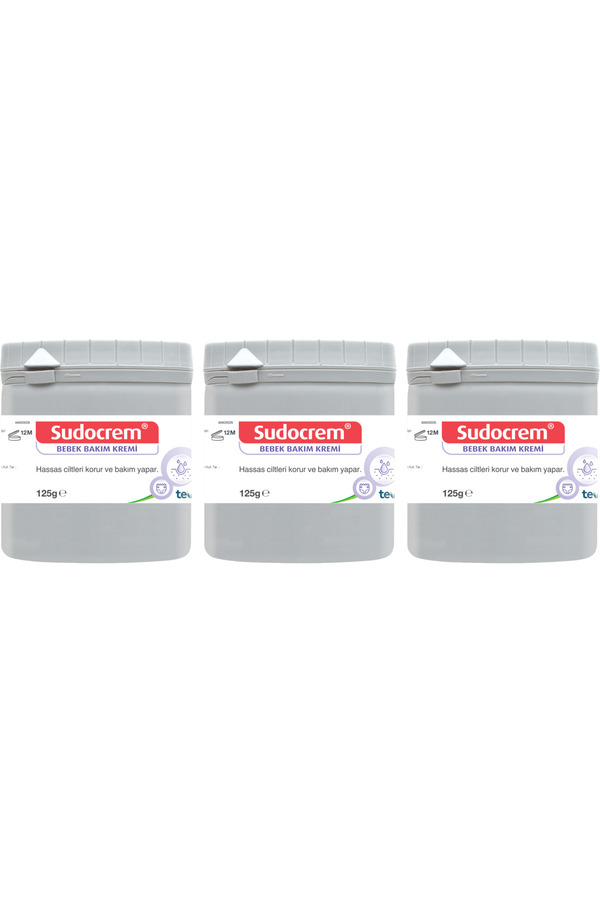 Sudocrem Bebek Bakım Kremi 125 gr X 3 Adet