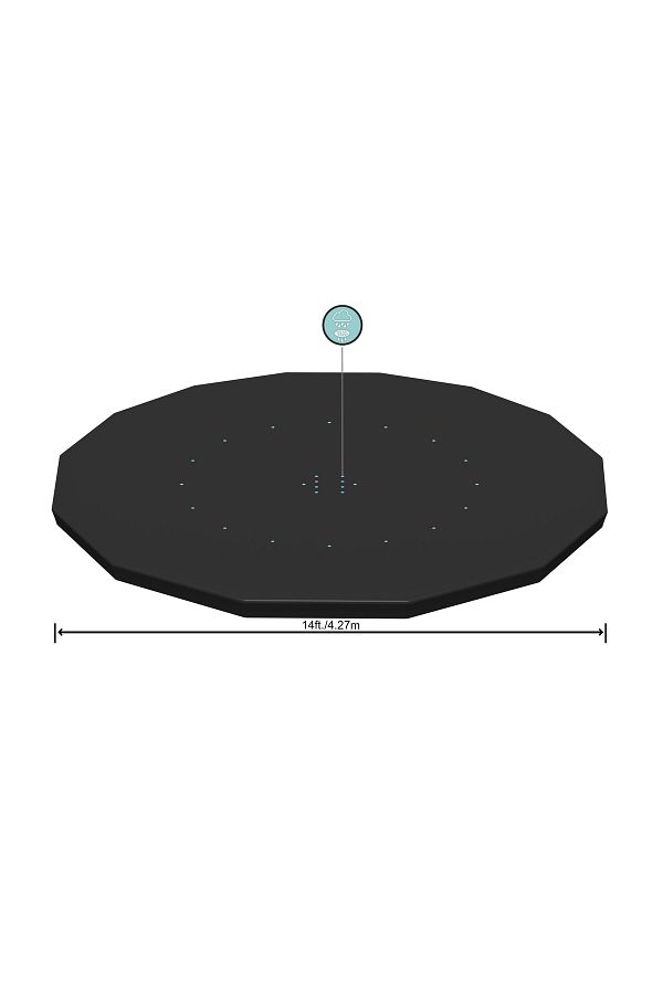 BESTWAY-Pool Cover Steel 427centimeters 1