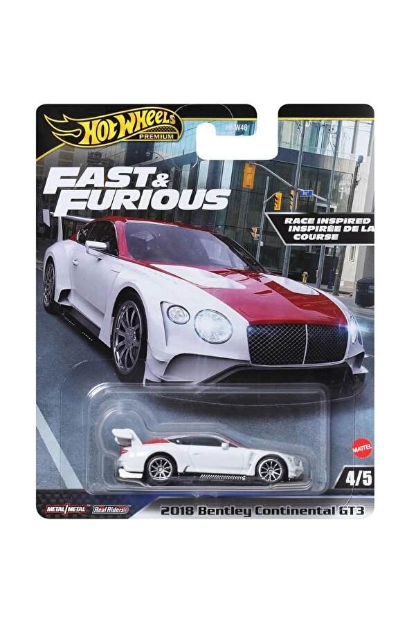 HOT WHEELS Hızlı ve Öfkeli Premium Arabalar 2018 Continental GT3 HVR63