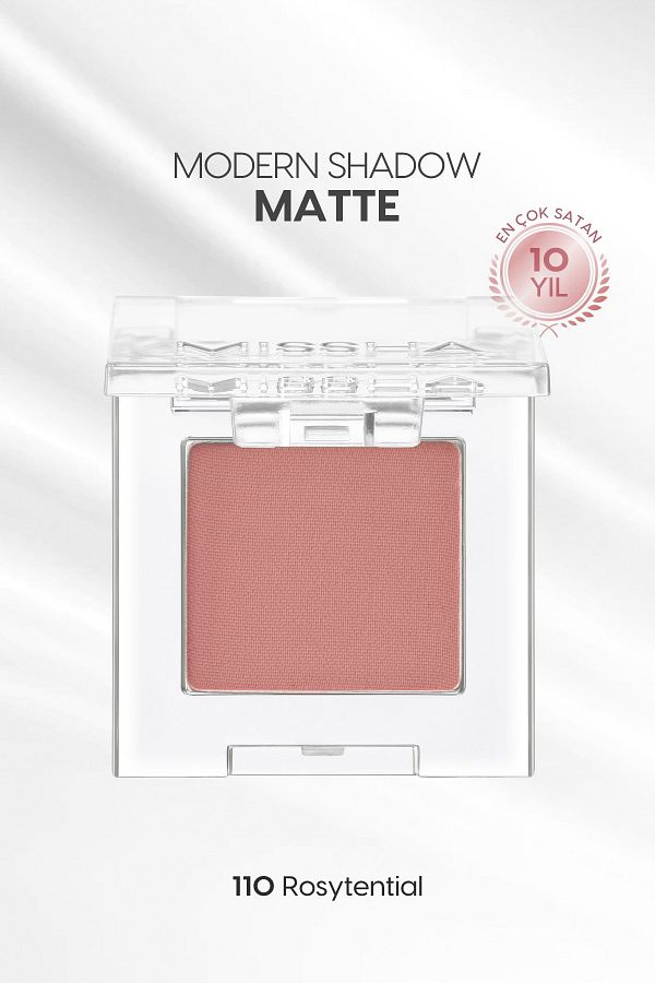 Missha-Modern Shadow Matte - Soft Texture Non-Spill Eye Shadow Single (110 Rosytential) 1