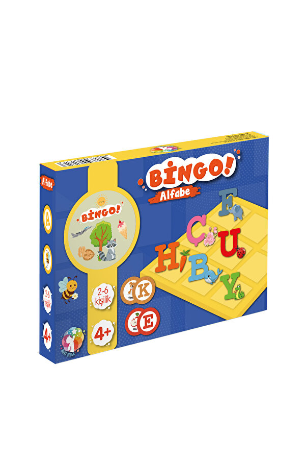 MERT BEBEK BİNGO - TOMBALA OYUNU - ALFABE
