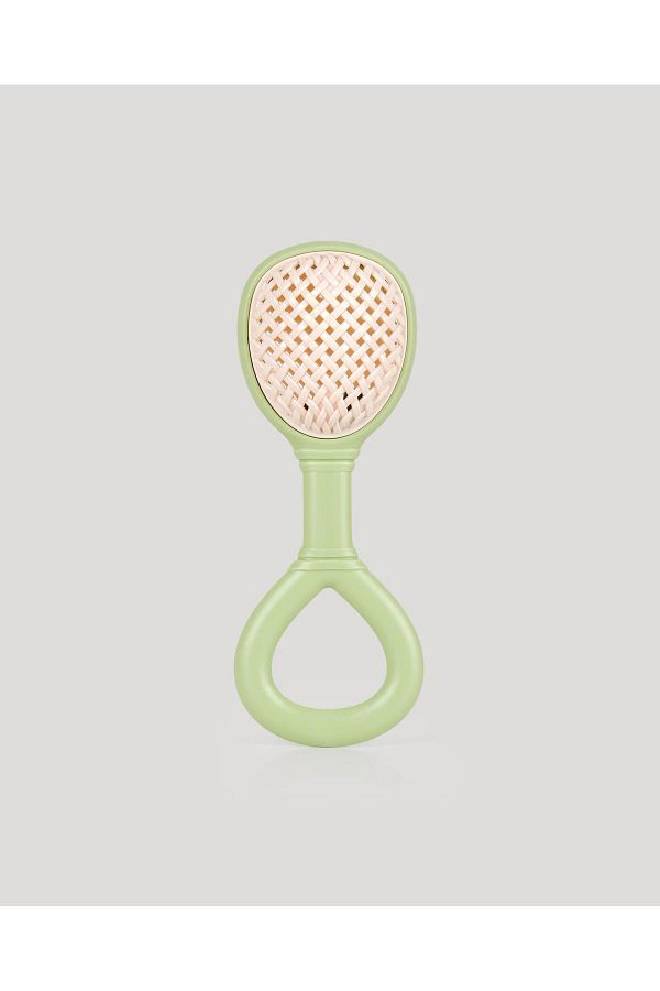lets be child-Green Wicker Rattle - Lc Single Pack 1
