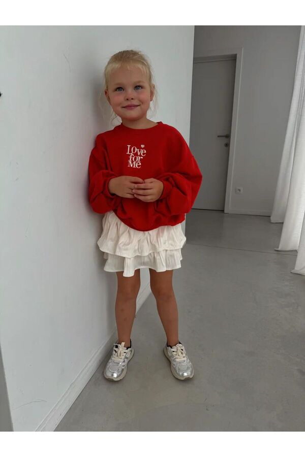 ÇAĞLAR-Barbosa Sweatshirt Skirt Girl's Set 1