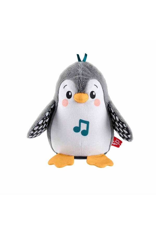 Fisher Price Fisher-Price Sevimli Penguen Peluş Karın Üstünde Oynama Oyuncağı, Yenidoğan Müzikli Oyuncak HNC10