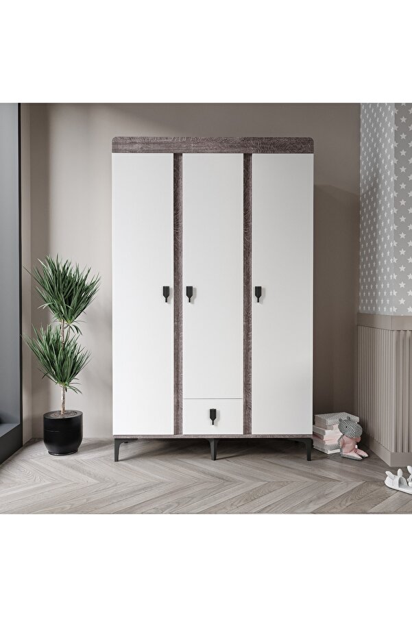 PATİKO ROSE 3 KAPAKLI DOLAP