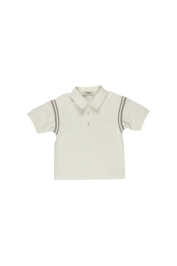 Panço-Kurzarm-T-Shirt mit Kragen für Babys 1