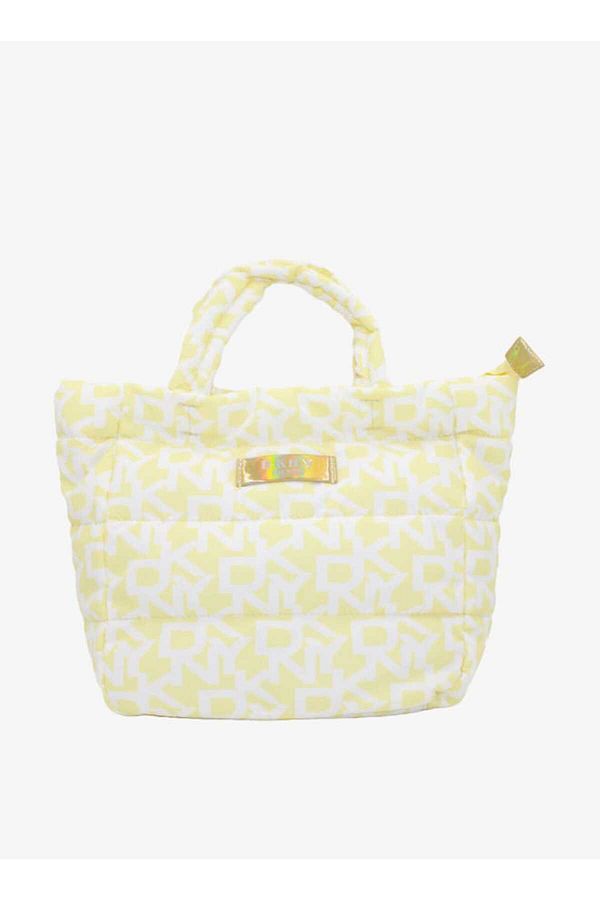 Dkny-Monogram Print Pouch with Double Handle and Zip Closure 1