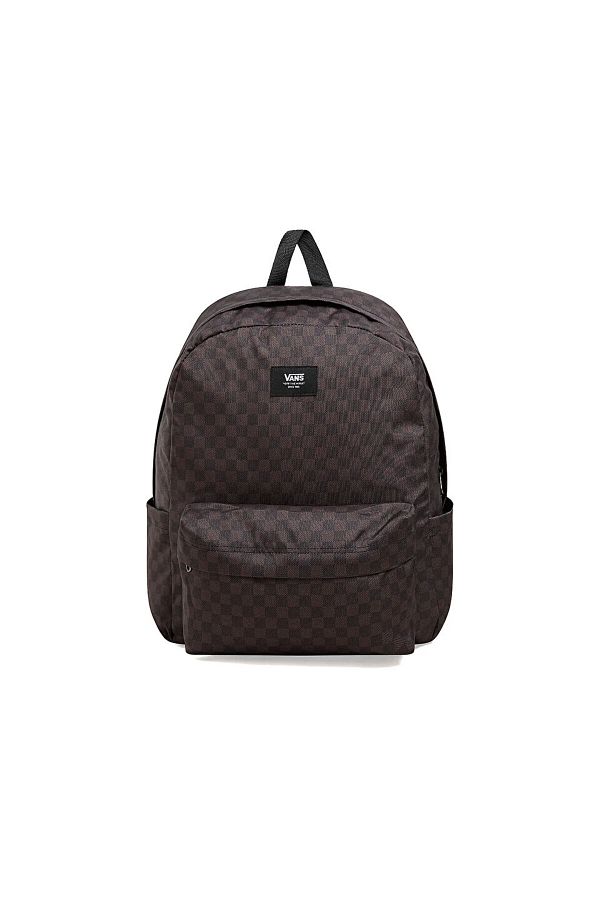 Vans-Old Skool Check Pattern Brown Backpack - 22L Vn000H4Xba51 1