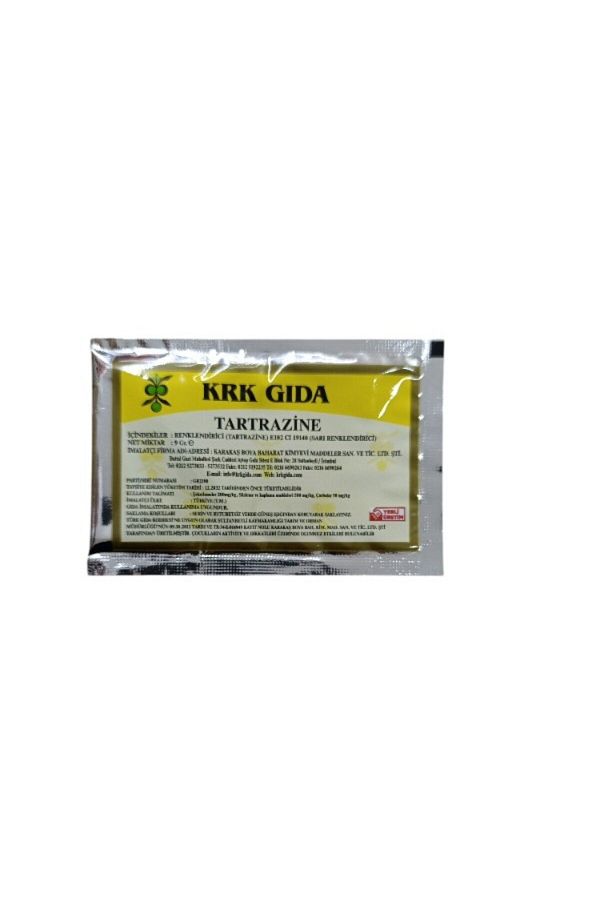 Krk Gıda-Food Coloring Powder Yellow 9 Gr 1