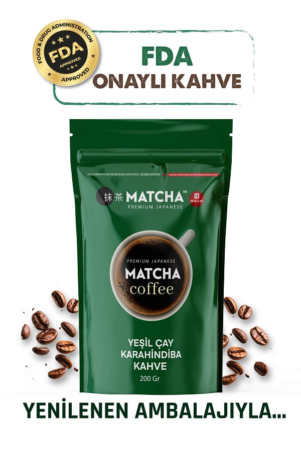 Bilge İlaç Matcha Premium Japanese-Coffee with Green Tea and Blackinds 1