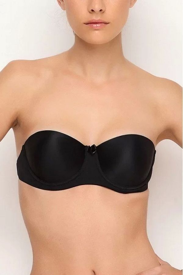 Nurteks-1505 Sutien transparent la spate fără bretele 1
