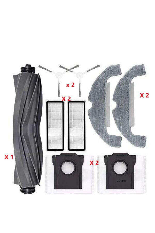 LİN GRUP-Replacement Parts Set Compatible for Dreame D10 Plus Gen 2 Robot Vacuum Cleaner 1