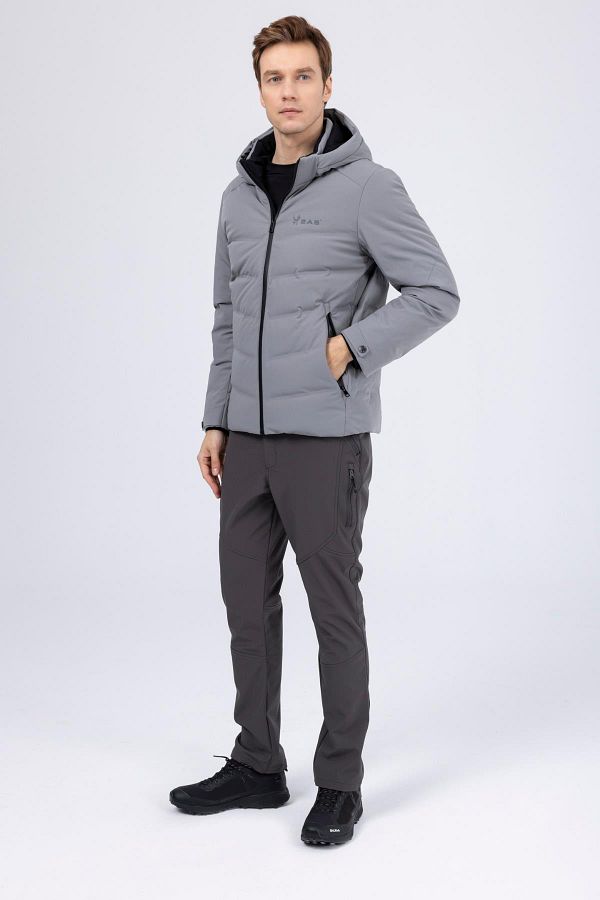 2AS-Araluen Gray Men's down Jacket 1