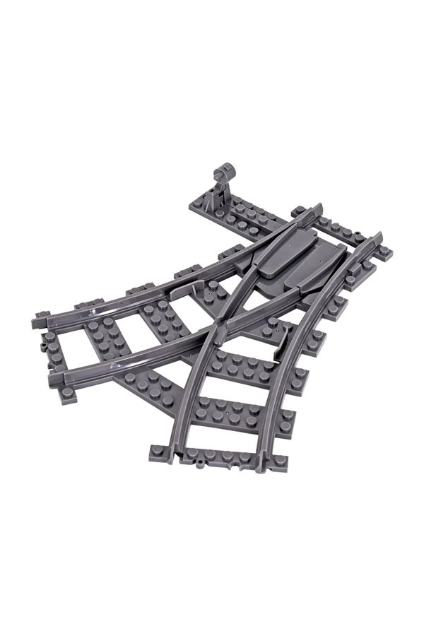Choice-Stytle G City Trains Flexible Tracks Forked Straight Curved Soft Rails Track Switch Building Block B 1