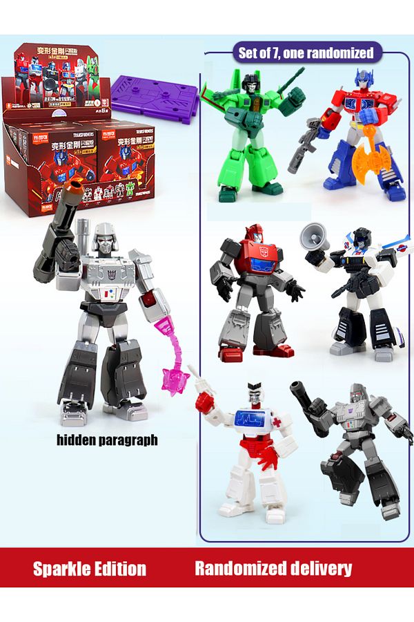 Choice-1PC Anime Movable Building Blocks People Transformers Animation Optimus Prime Bumblebee Model Col... 1
