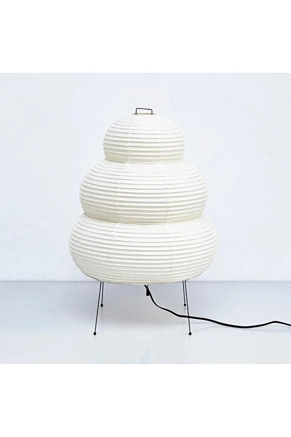 IWP Japanese-style LED Rice Paper Table Lamp, Noguchi Three-tone Light ...