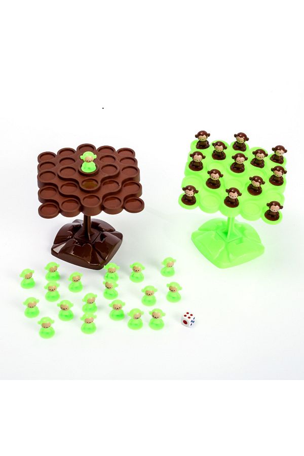 Choice-1 Set Color Random Creative Balancing Tree Toy Digital Monkey Balance Scale Educational Number Board 1