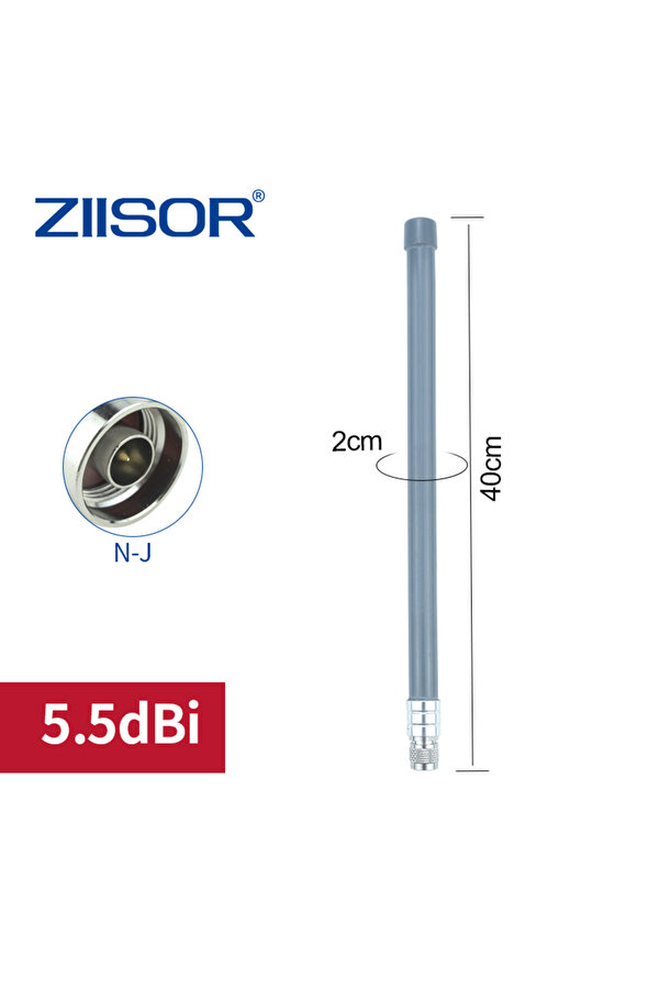 Antenna Esterna 868 MHz 5.8 DBi Per Hotspot Helium - Fibra Di Vetro, Cavo RG142 1m, N-Female A RP-SMA Male