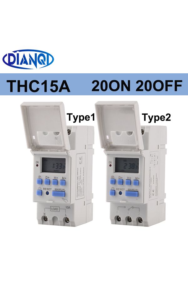 Choice-1no1nc 110-220v 1pc Electronic Weekly 7 Days Programmable Digital Timer Switch Relay Control 220v 23 1