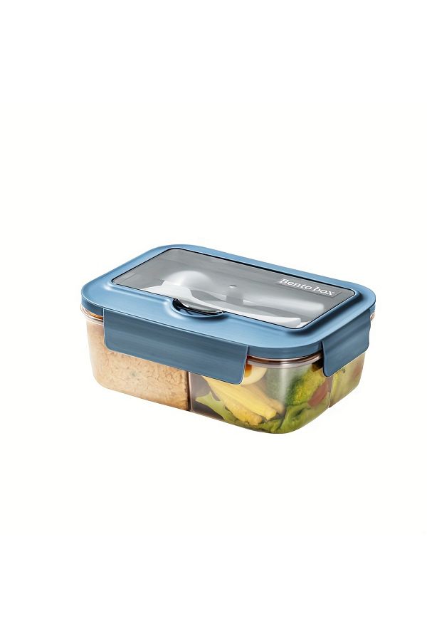 Choice-1pc Lunch Boxes, Tragbare Geteilte Lunchbox, Ins Nordic Style -Box, Getrennte Lunchbox 1