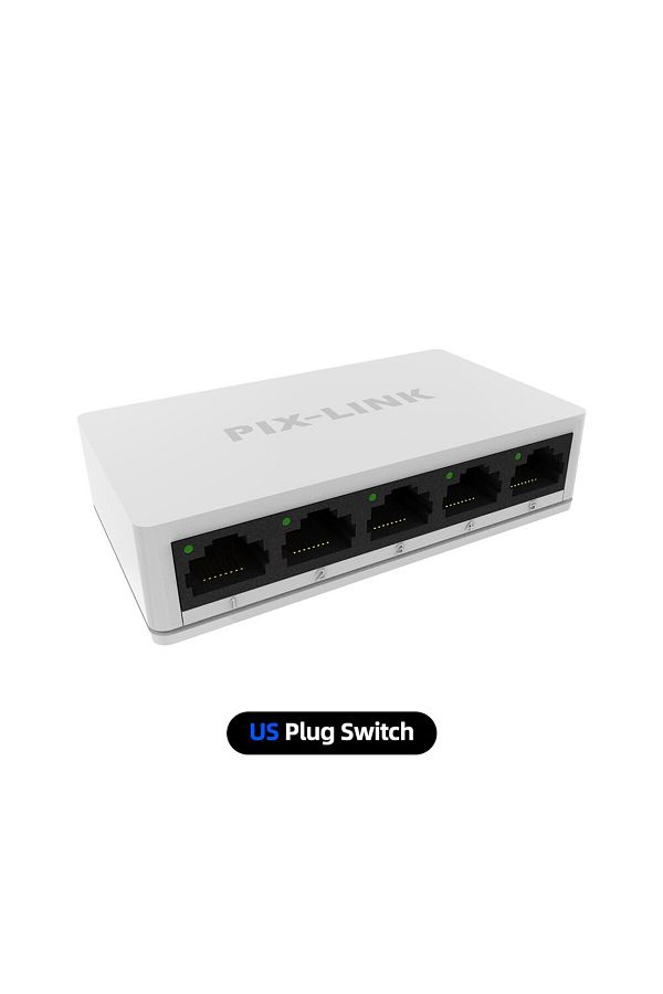 Choice-Sw05-us Pix-link Sw05 Network Switches 5v Mini Ethernet 5 Port No-leds 10/100mbps Fast Wired Network 1