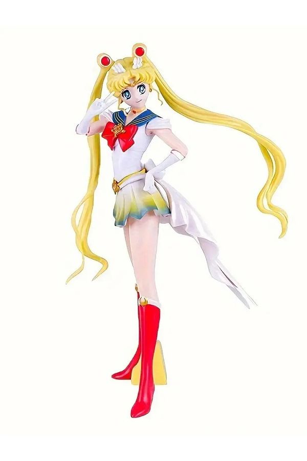 Choice-Yellow Twin Ponytail Doll Anime Character Ornament, Best Collectible Figure Gift for Family and F... 1