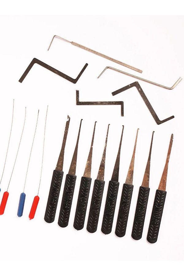 ITSkey-16pcs Locksmith Extractor Tools Kit Broken Key Remove Tool Set With Tension Wrench Tools For Family 1