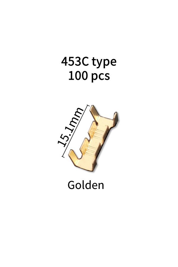 Choice-453c(2.5-4.0 MM2) 100pcs 453/453c U-shaped Terminal Wire Quick Connector Terminal Small Tooth Fascia 1