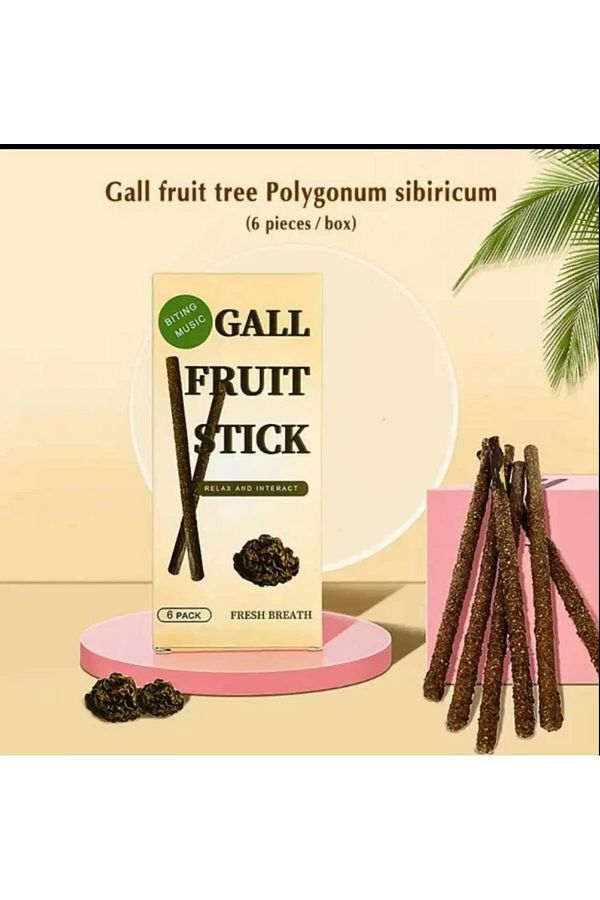 TİNEKE-6 Natural Fruit Flavored Matatabi Catnip Sticks and Gall-Fruit-Stick Cat Catnip Branch 1