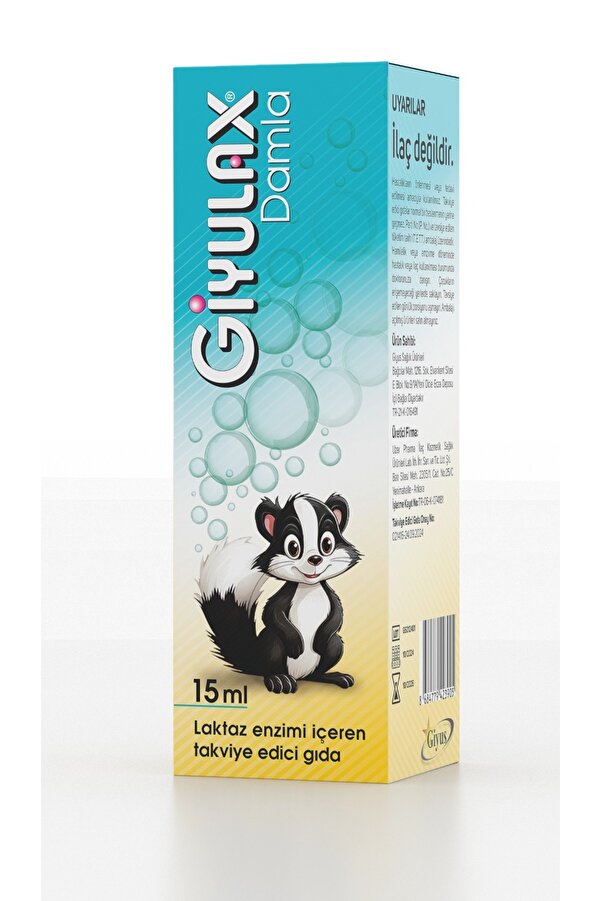 Giyulax Damla Laktaz Enzimi İçeren Takviye Edici Gıda 15 ml