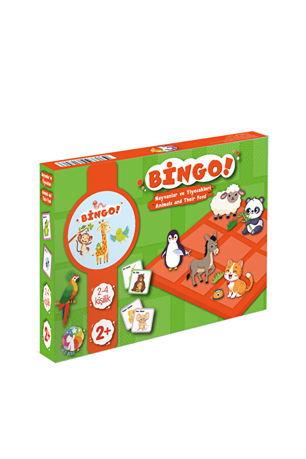 MERT BEBEK BİNGO- TOMBALA OYUNU \ HAYVANLAR VE YİYECEKLERİ -ANİMALS AND THEİR FOOD