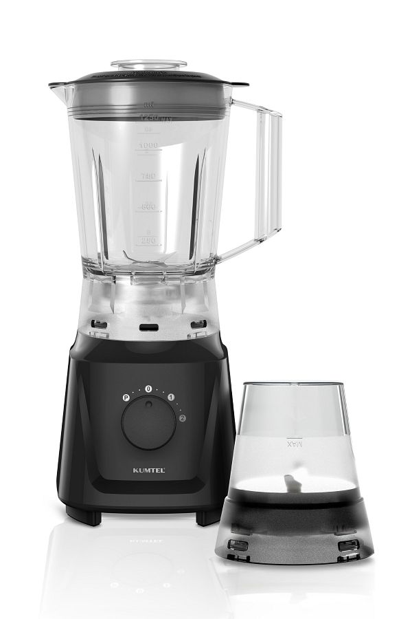 KUMTEL-Blender Htb-01, 600 W, 1.5 L, 2 Speeds, Pulse Function, 50 Ml Measuring Container, Black 1
