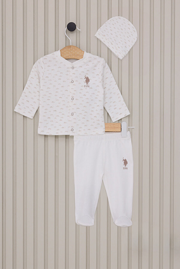 U.S. Polo Assn. U.S. Polo Assn Erkek Bebek Beyaz Takım