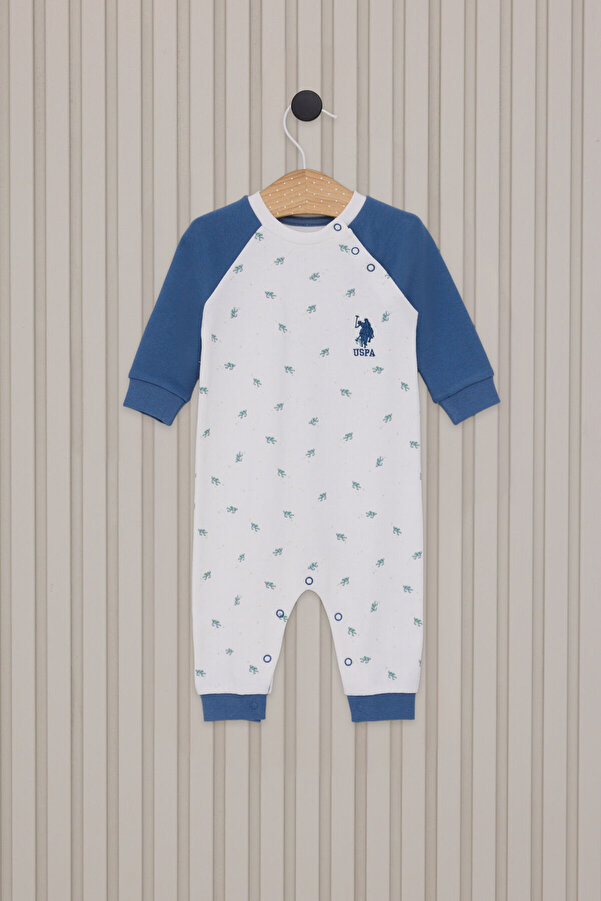 U.S. Polo Assn. U.S. Polo Assn Erkek Bebek Beyaz Tulum