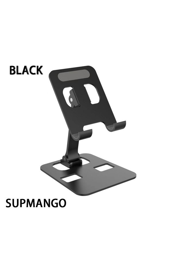 Maerknon-Folding Mobile Phone Holder Portable Foldable Desktop Metal Desk Lazy Stand Universal Support Rac... 1