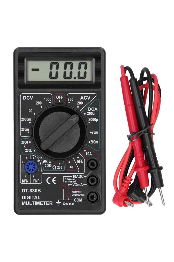 Choice-Dt830b 1/2pc Digital Multimeter Tester, Dt830b Electrical Voltmeter Ammeter Portable Volt Multi Mete 1