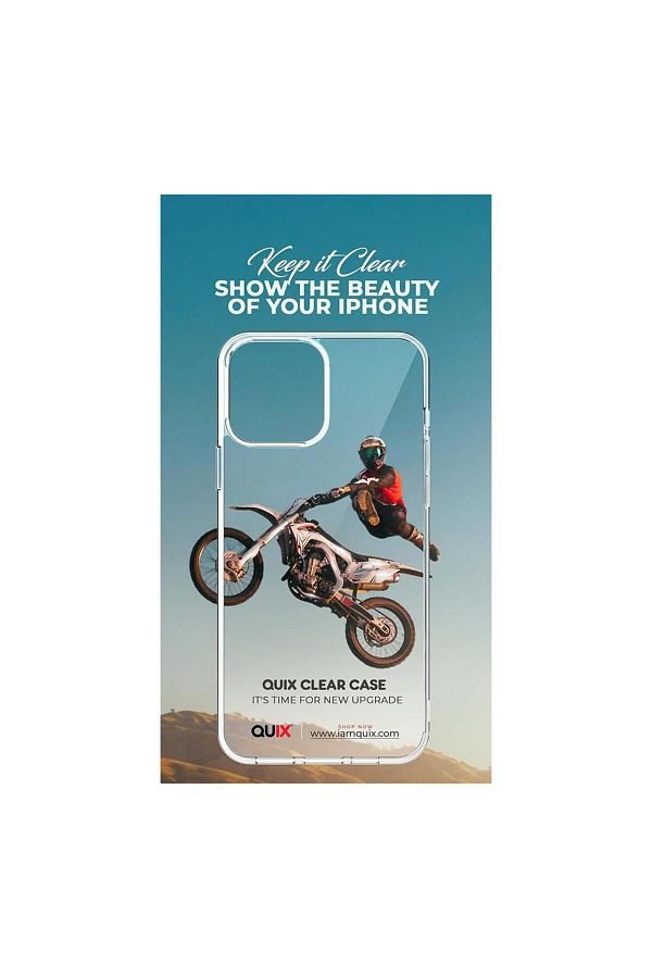 PROTECTION PRO-QUIX - جراب شفاف واقي لهاتف iPhone 14 Plus 1