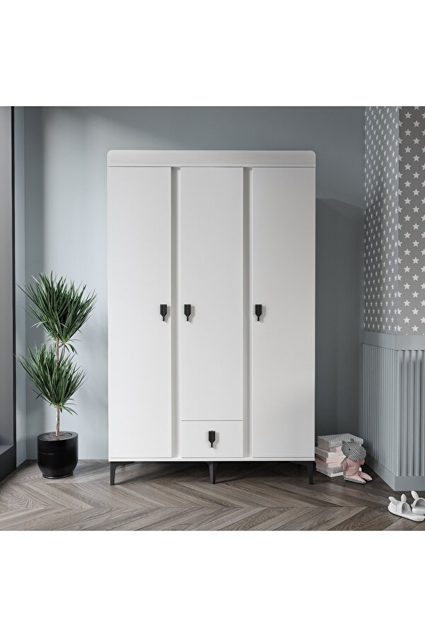 PATİKO ROSE 3 KAPAKLI DOLAP